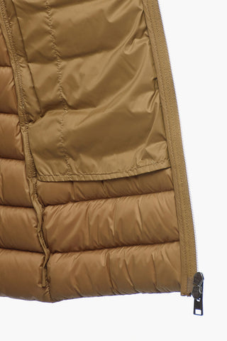 Nylon MILITARY Down Jacket with Hidden Closure