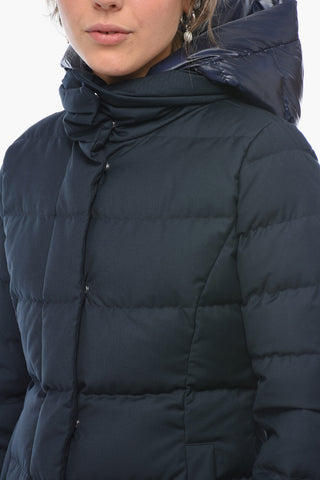 Piumino Trapuntato con Chest  Piece Removibile