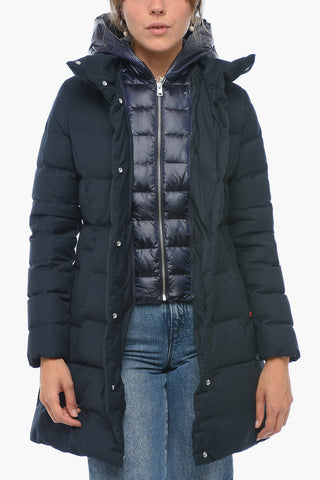 Piumino Trapuntato con Chest  Piece Removibile