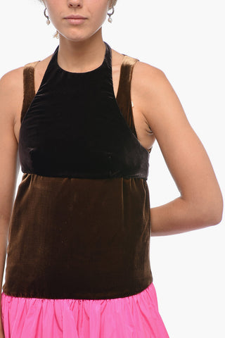 Maxidress a Palloncino BLOOM con Corpetto in Ciniglia