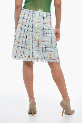 Minigonna a Trapezzio in Tweed