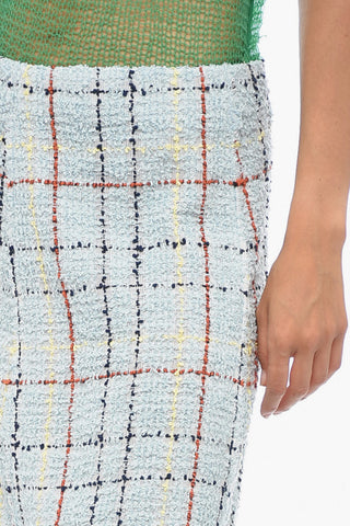Minigonna a Trapezzio in Tweed