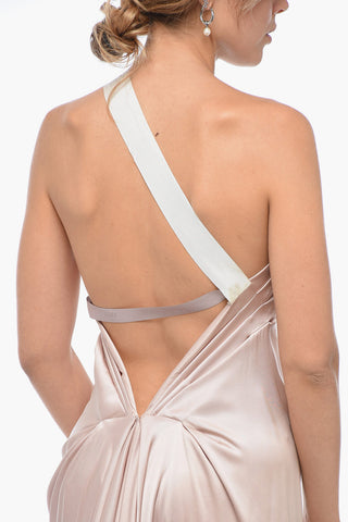 Silk Satin FLUID Slip Dress with Tape Straps