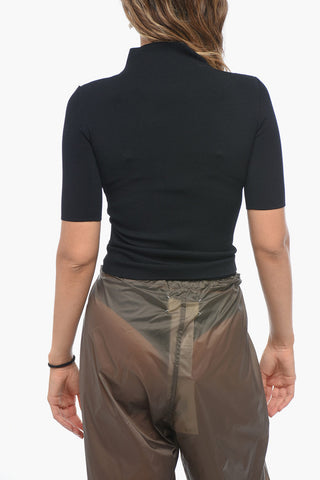 Turtleneck CERBERO Sweater with 3/4 Sleeves