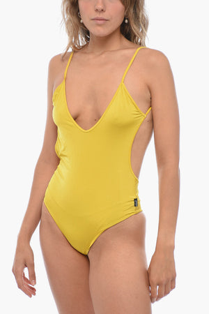 One-Piece Swimsuit with Open Back