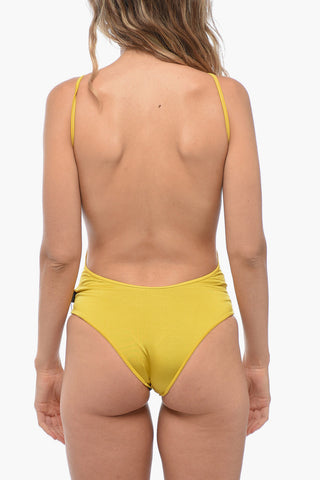 One-Piece Swimsuit with Open Back