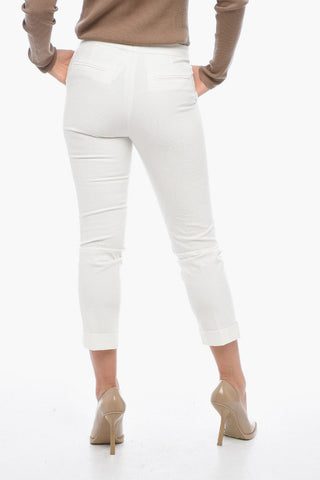 Jacquard Trousers with Pleats