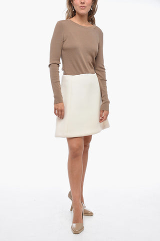 Minigonna a Trapezio BONDED con Zip Posteriore