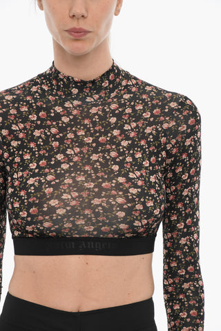 Floral Patterned Crop Top
