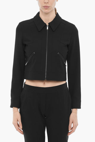 Giubbotto Leggero SPACE A Tinta Unita con Chiusura Zip