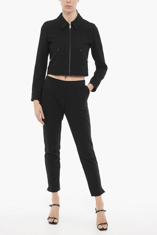 Giubbotto Leggero SPACE A Tinta Unita con Chiusura Zip