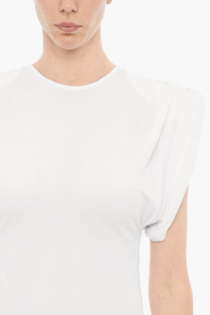 미니 시스 원피스 단색 패딩 스트랩