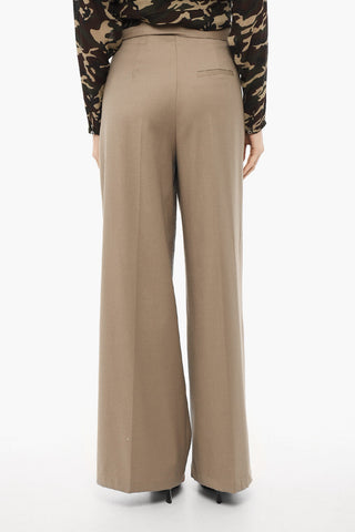 Pantaloni Palazzo PATTY A Doppia Pince con Cintura