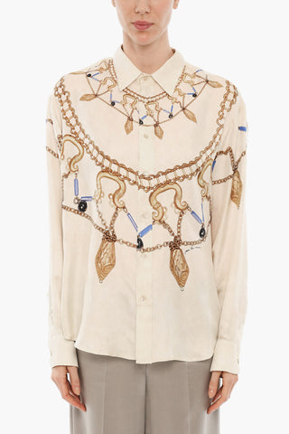 Camicia in Seta a Fantasia