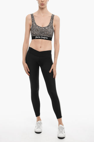 Animal Patterned Active Crop Top