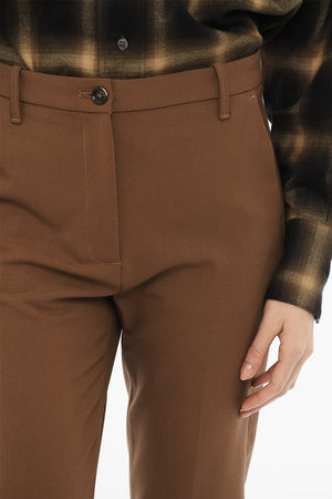 Slim-Fit-Hosen MATILDA aus Wolle