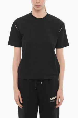 Solid-Color Crewneck T-Shirt