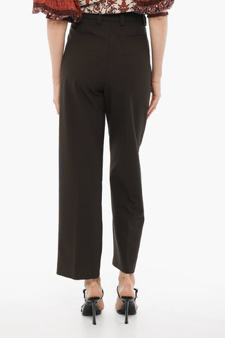 Single Pleated FLOATY Palazzo Pants with Belt