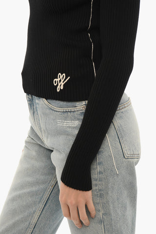 SEASONAL Gerippter Rollkragenpullover Mit Kontrastdetails