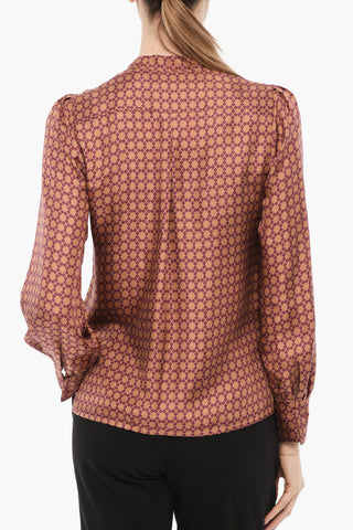 Silk CORIARIA Mandarin Shirt