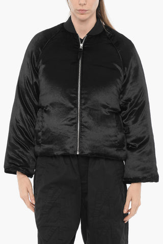Giubbotto Imbottito LAFU In Velour con Chiusura Zip