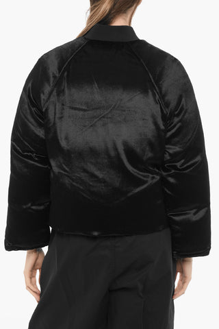 Giubbotto Imbottito LAFU In Velour con Chiusura Zip