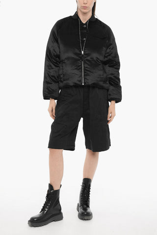 Giubbotto Imbottito LAFU In Velour con Chiusura Zip