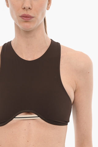 Active Crop Top with Heartshape Cut