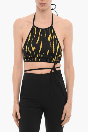 Jacquard Crop-Top