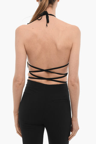 Jacquard Crop-Top