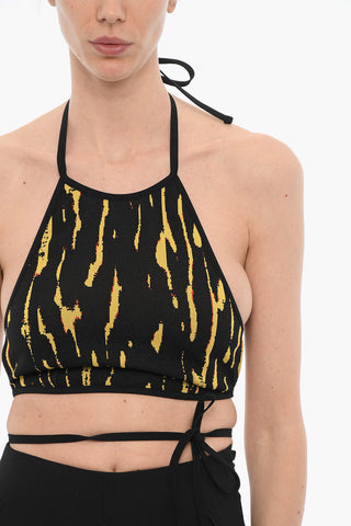 Jacquard Crop-Top