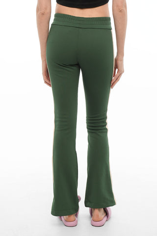 Flared Joggers with Contrasting Side Band