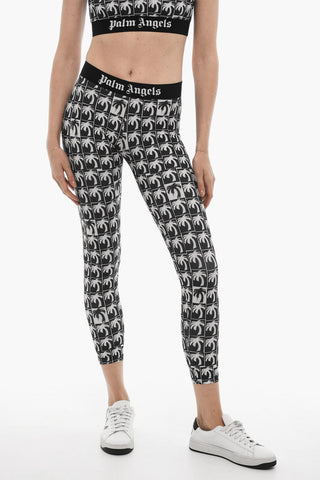 Stretch Fabric PALM LOGO Leggings
