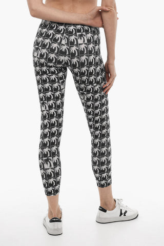 Stretch Fabric PALM LOGO Leggings