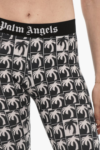 Stretch Fabric PALM LOGO Leggings