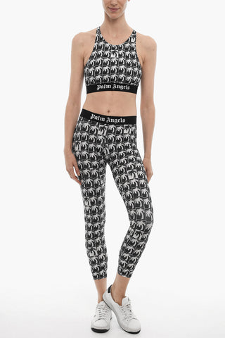 Stretch Fabric PALM LOGO Leggings