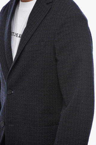 Ungefütterter Blazer ALFONSO mit Vichy-Muster