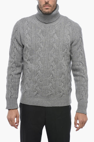 Turtleneck TRECCIA Virgin Wool Sweater