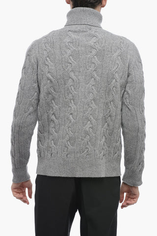 Turtleneck TRECCIA Virgin Wool Sweater