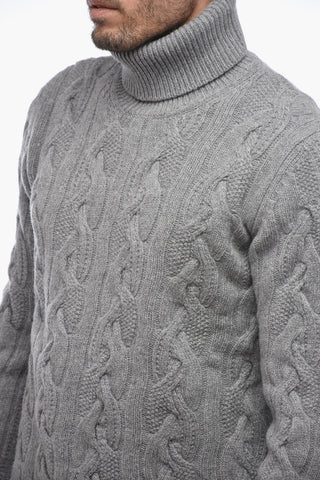 Turtleneck TRECCIA Virgin Wool Sweater