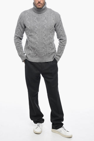 Turtleneck TRECCIA Virgin Wool Sweater