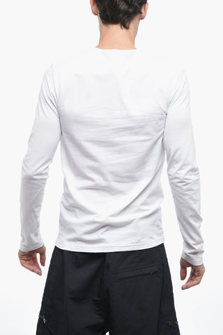 2er-Set Langarm-T-Shirts mit Logo in Gold-Effekt