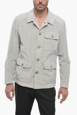 Cord-Overshirt HARRISON mit Kragen