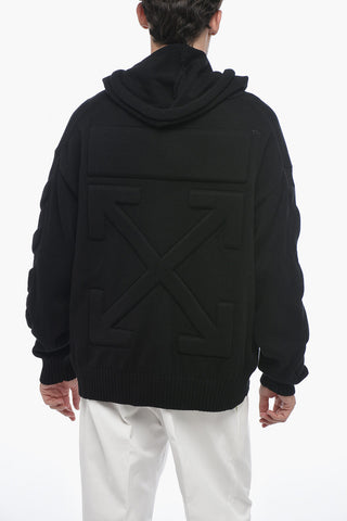 SEASONAL Knitted 3D DIAG Hoodie