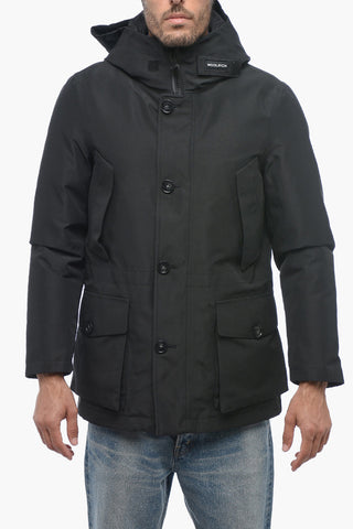 Gore-Tex Fabric GTX MOUNTAIN Utility Down Jacket with Hood