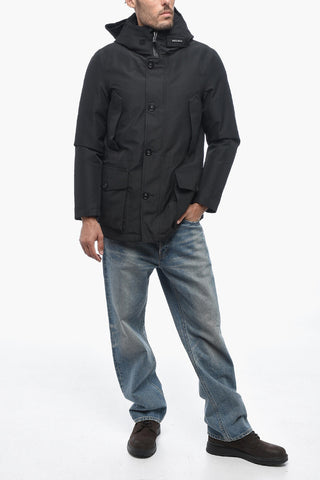 Gore-Tex Fabric GTX MOUNTAIN Utility Down Jacket with Hood