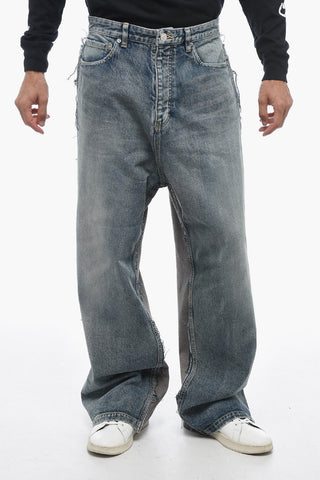 Wide Leg Double-Fabric UNISEX Jeans 29cm