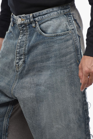 Wide Leg Double-Fabric UNISEX Jeans 29cm