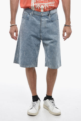 DIOR X ERL Velour Shorts with Vintage Effect