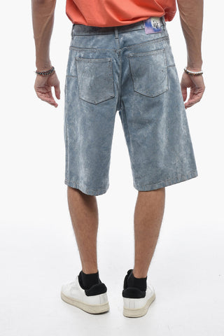 DIOR X ERL Velour Shorts with Vintage Effect